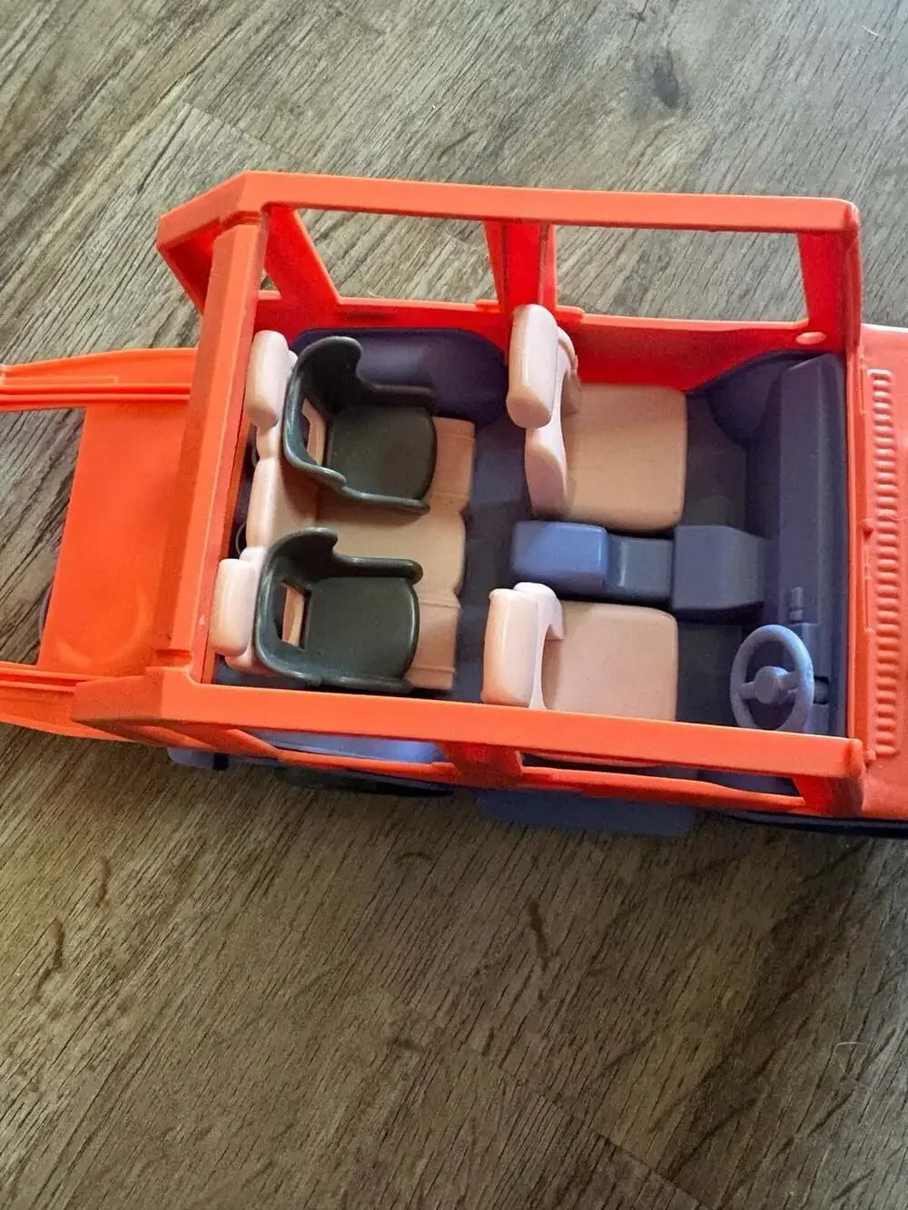 BLUEY Heeler Jeep 4WD Family Vehicle Car By Moose Toys Replacement Car Orange